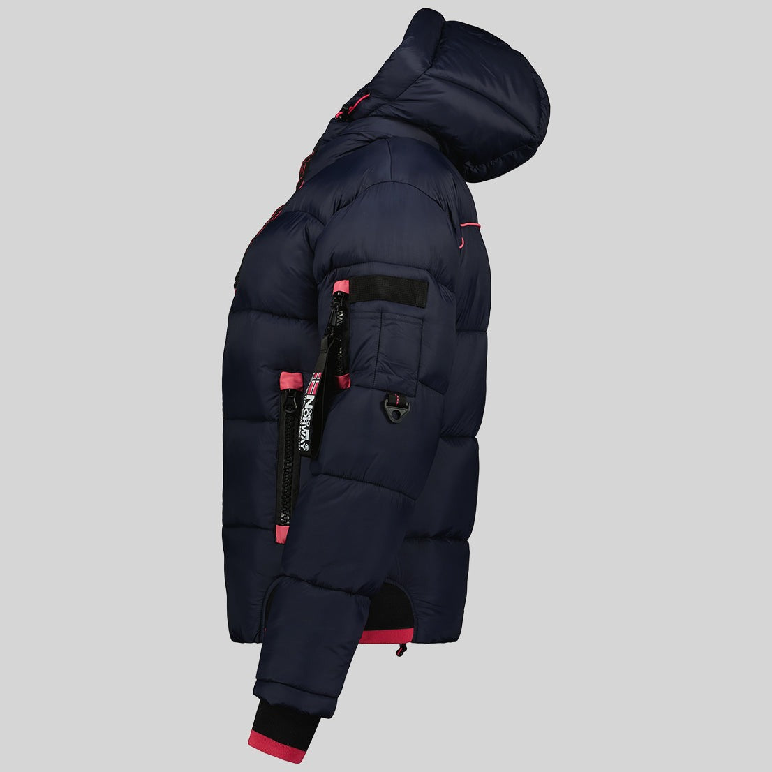 geographical-norway-calix-blouson-marine-rose-steppjacke-kapuze image 4