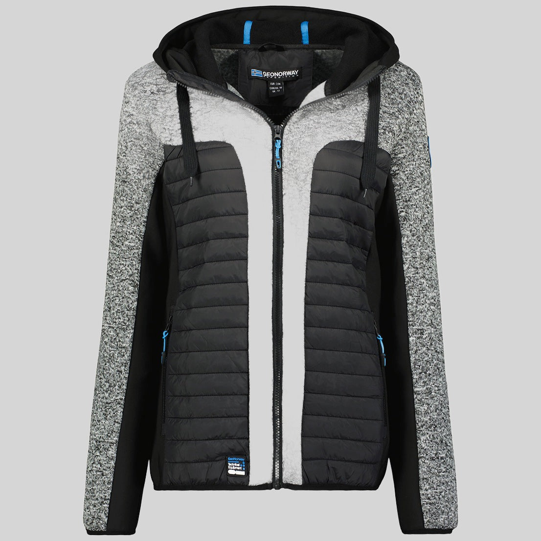 geographical-norway-taqueuse-fleecejacke-damen-koralle-kapuze image 5