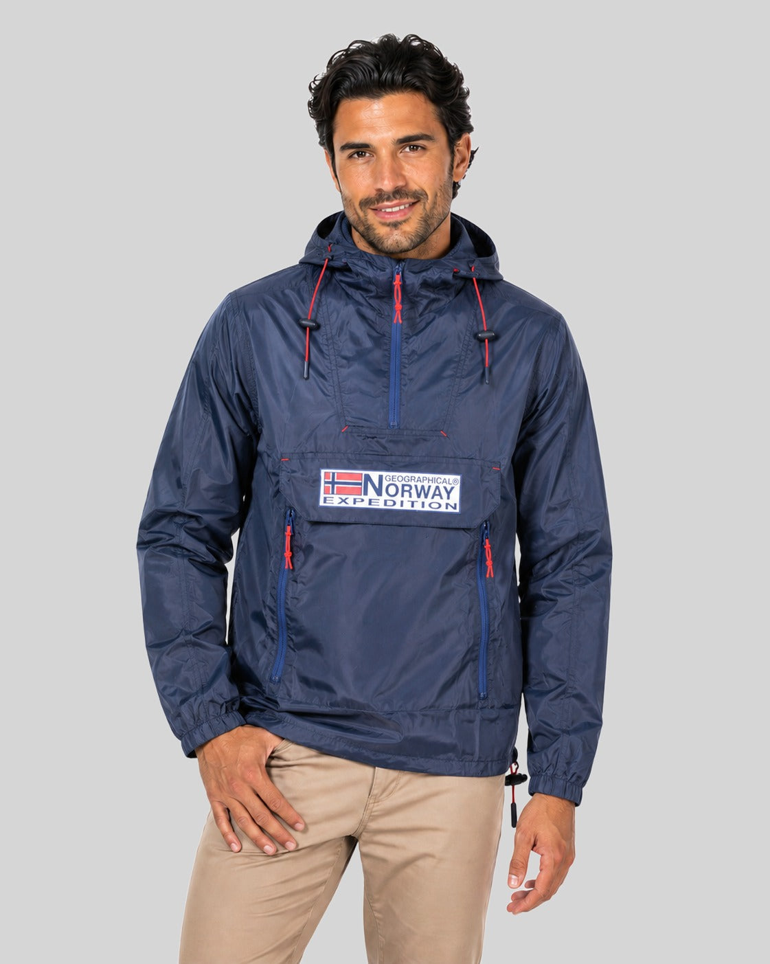 geographical-norway-choupa-jacke-herren-braun-mit-kapuze image 5