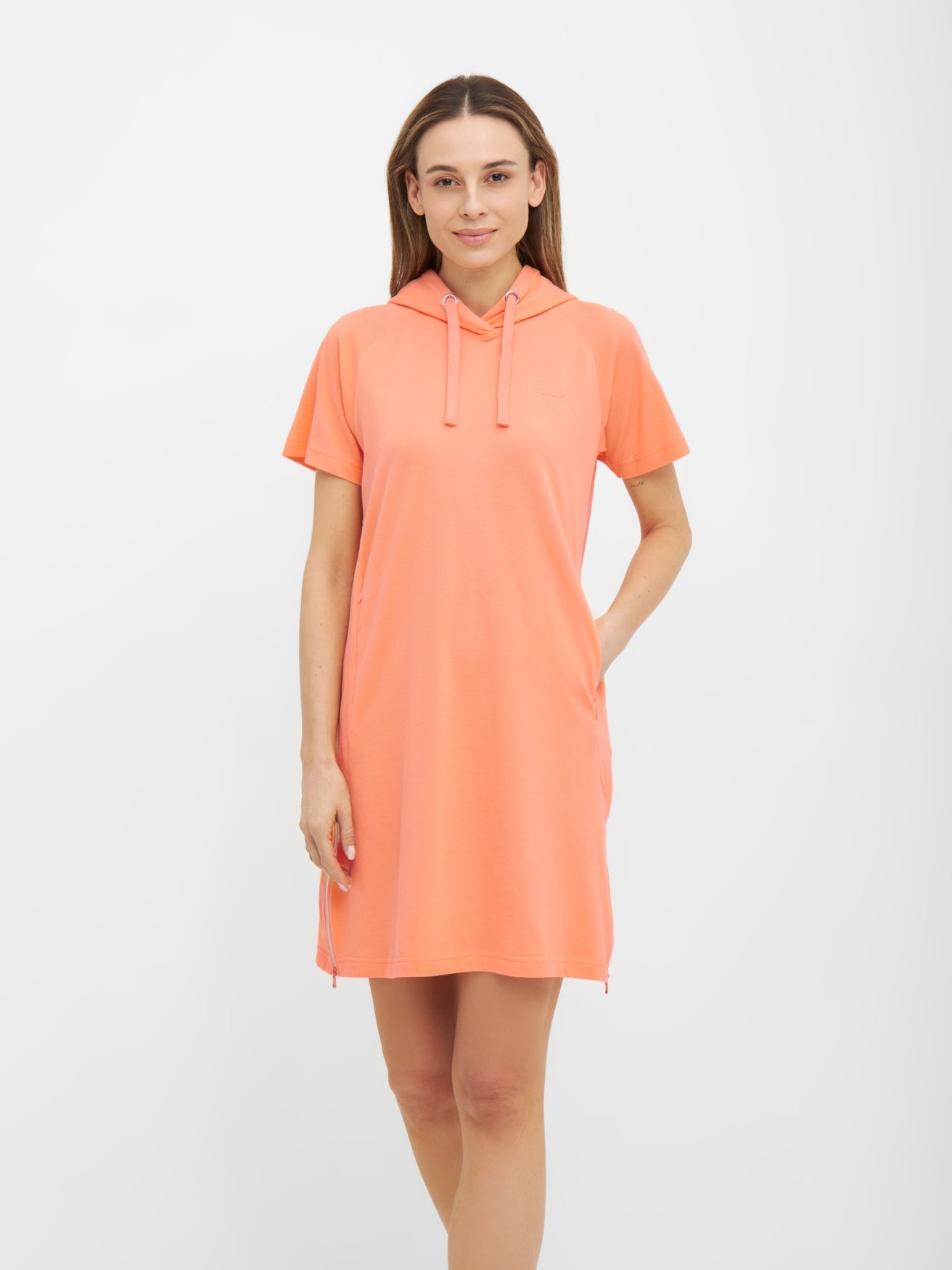 bench-modena-kleid-coral-reef-baumwolle-kapuze image 2