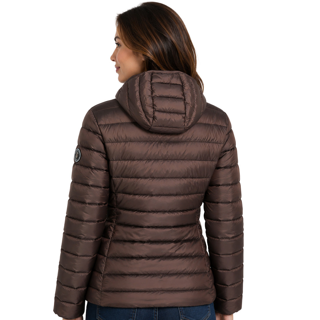 geographical-norway-atikashine-daunenjacke-damen-dunkelbraun-winter image 2