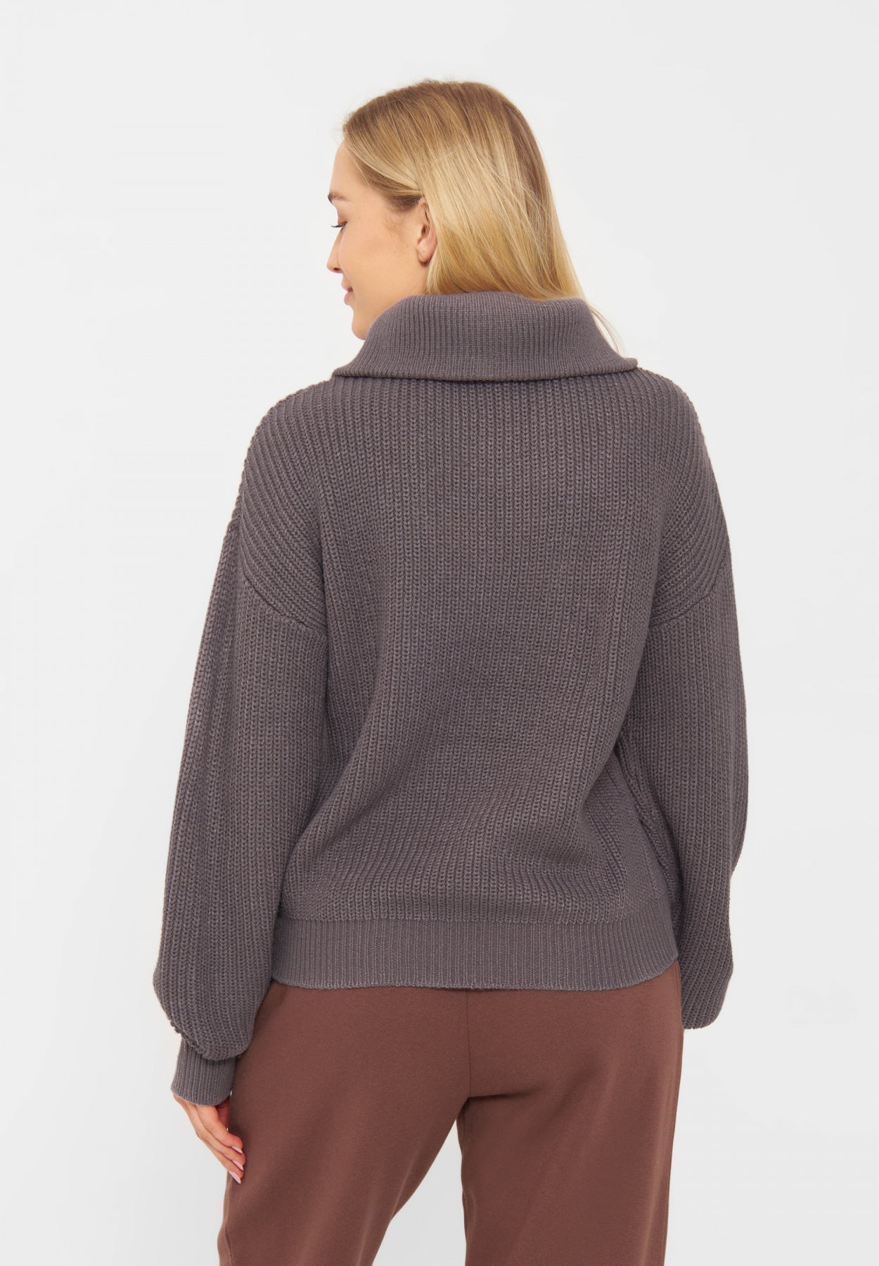 bench-thurynn-strickpullover-damen-black-oversized image 8