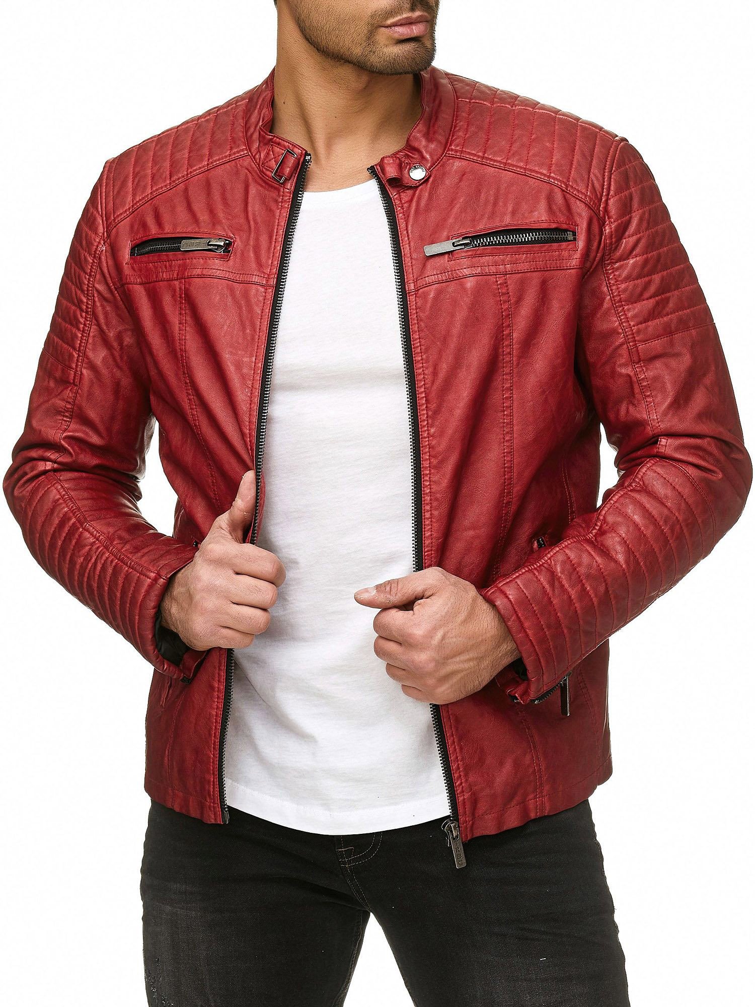 redbridge-m6013-bikerjacke-echtleder-bergangsjacke-schwarz image 8