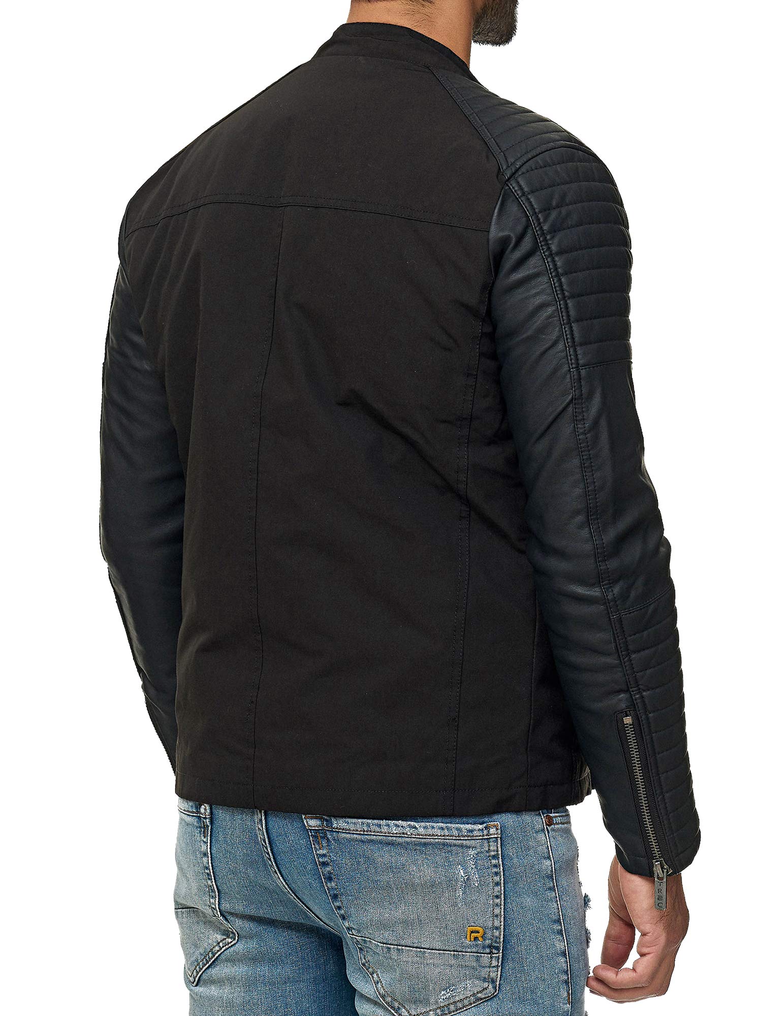 redbridge-modestly-bikerjacke-herren-s-kunstleder-rmel image 6