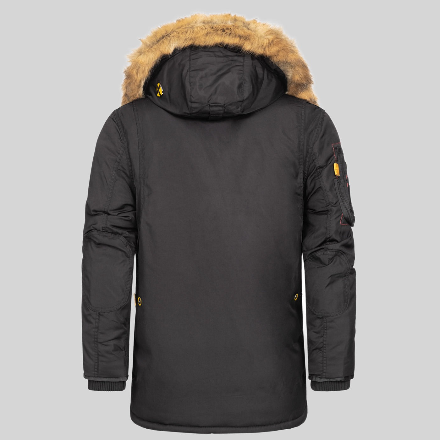 geographical-norway-agaros-parka-herren-schwarz-mit-kapuze image 2