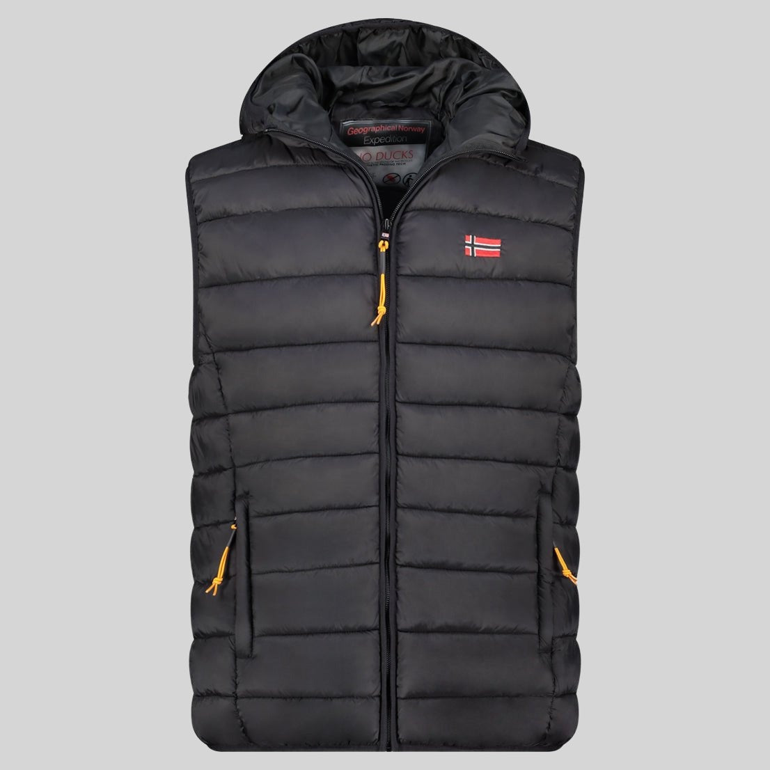 geographical-norway-vamigolor-hood-weste-herren-schwarz-s-rmellos image 1