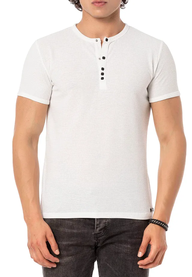 redbridge-struktur-t-shirt-herren-kurzarm-premium-casual image 1