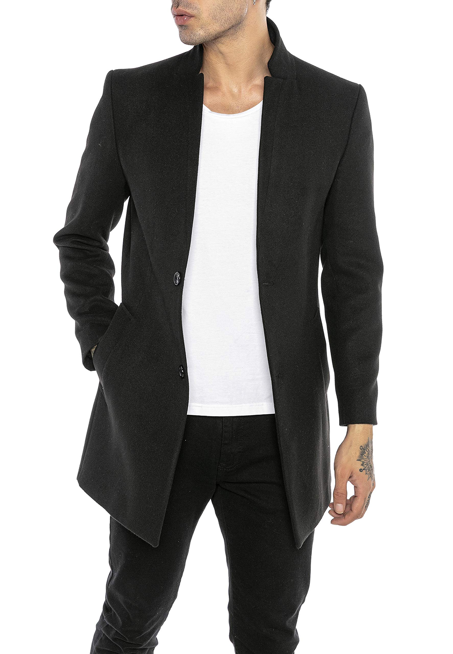 redbridge-mantel-herren-slim-fit-xxl-schwarz-elegant-reverskragen image 6