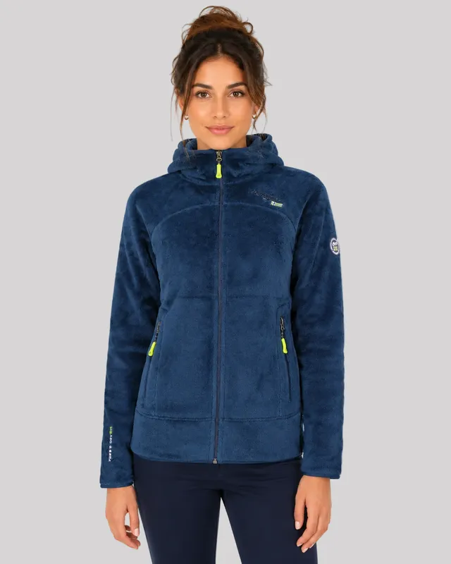 geographical-norway-upalood-fleecejacke-damen-marine-mit-kapuze image 1
