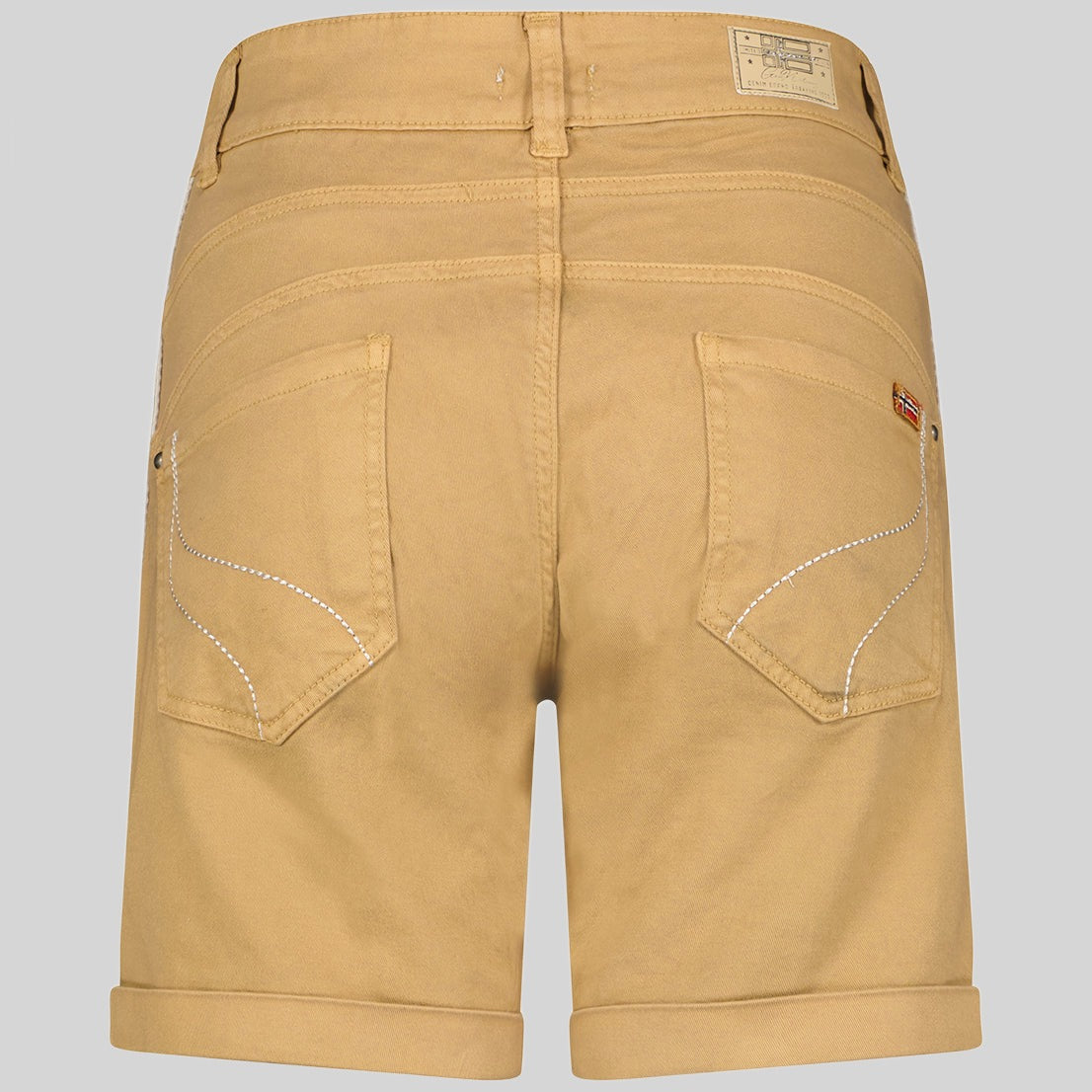geographical-norway-perlate-bermuda-damen-hellgrau-stretch image 8