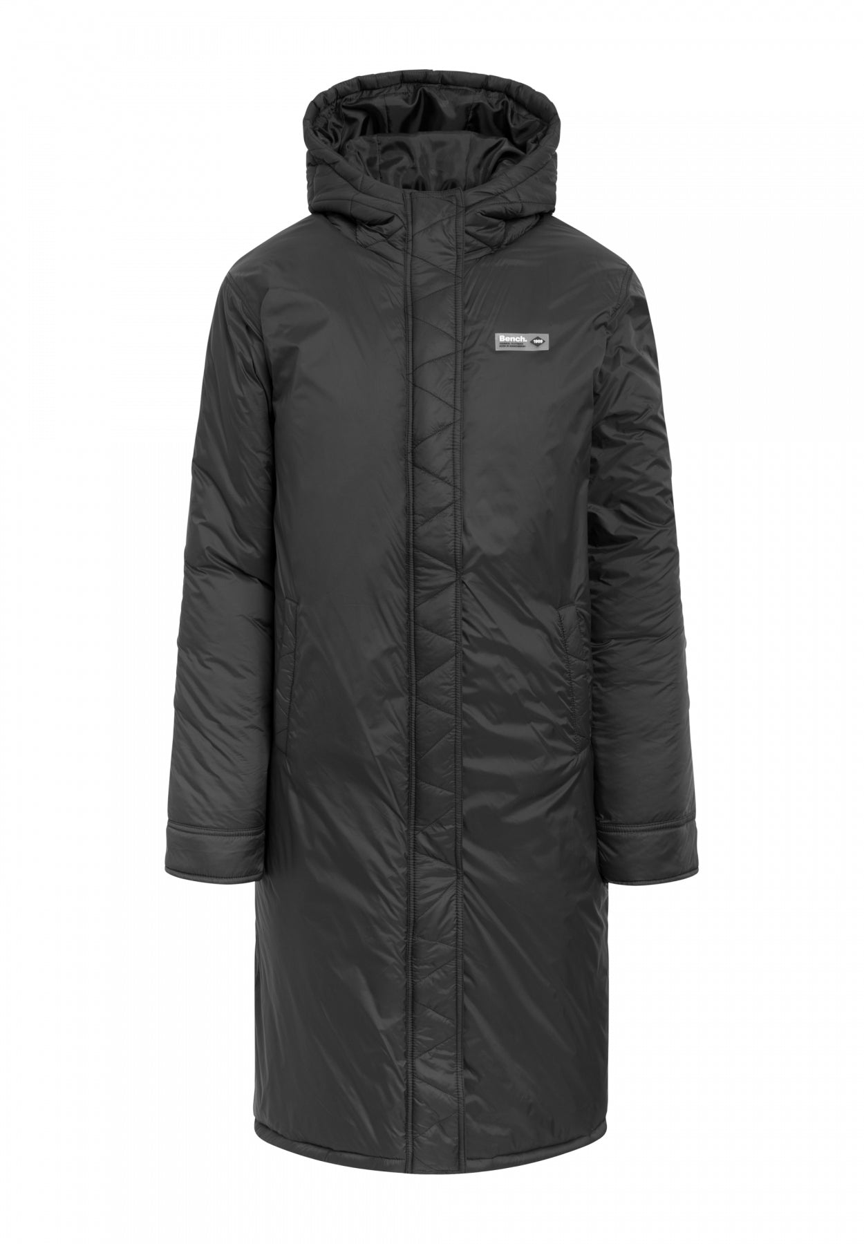 bench-peppi-damen-parka-black-lang-kapuze image 1