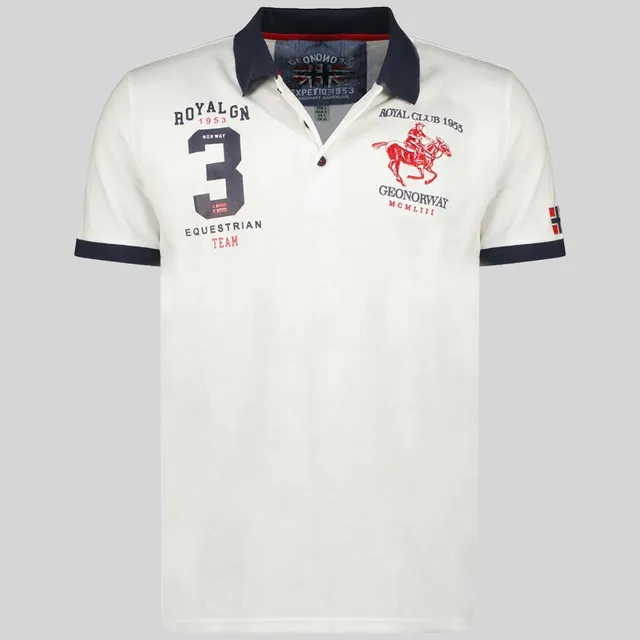 geographical-norway-klub-polo-herren-wei-kurzarm-baumwolle image 1