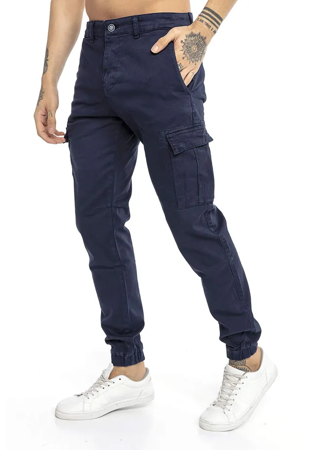 redbridge-m4263-jogger-jeans-cargo-herren-32w-32l-schwarz-stretch image 1