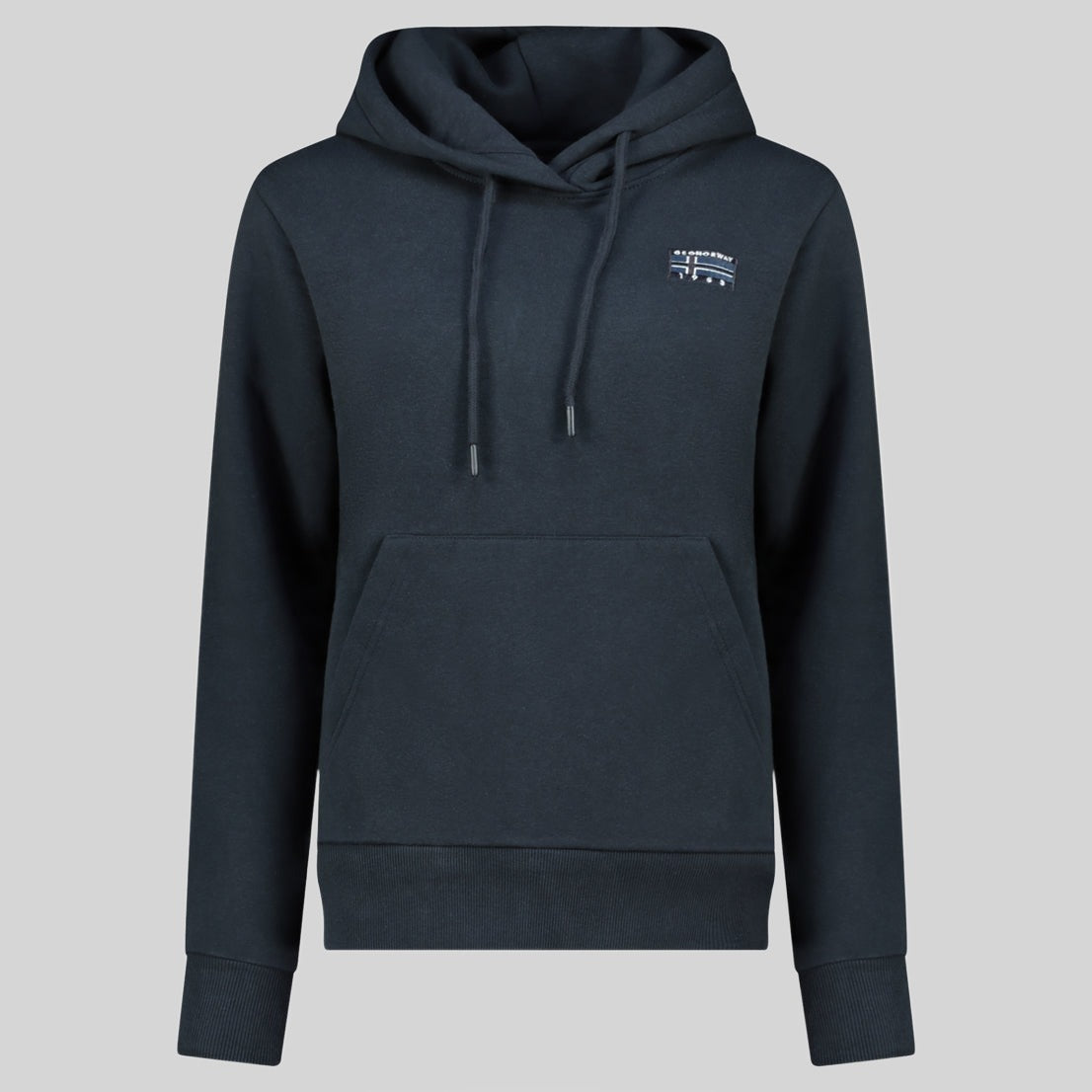 geographical-norway-guni-damen-hoodie-schwarz-kangurutasche image 8
