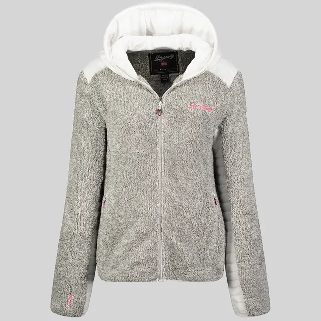 geographical-norway-theylor-fleecejacke-damen-marine-kapuze image 1