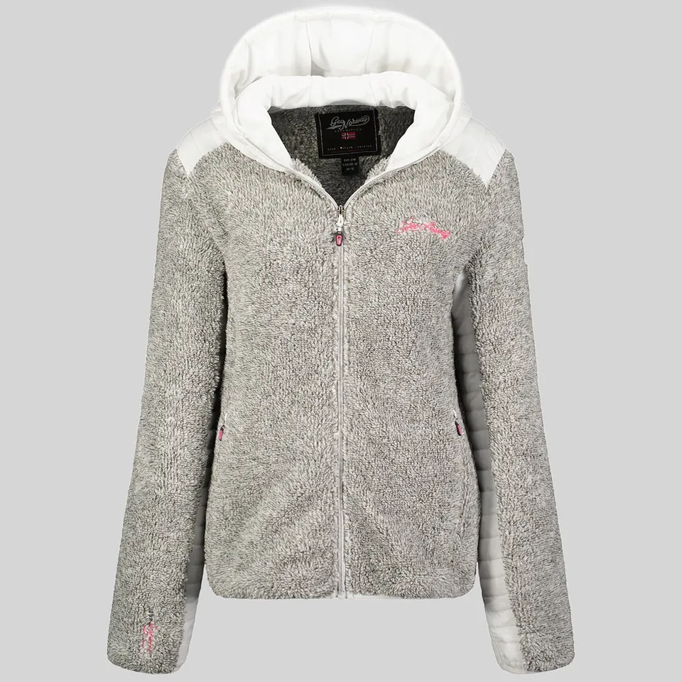 geographical-norway-theylor-fleecejacke-damen-marine-kapuze image 1