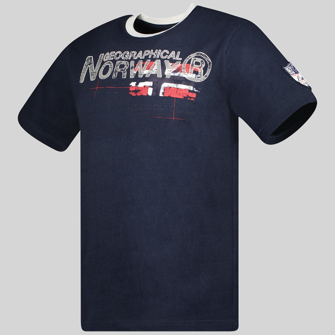 geographical-norway-jisland-t-shirt-herren-marine image 3