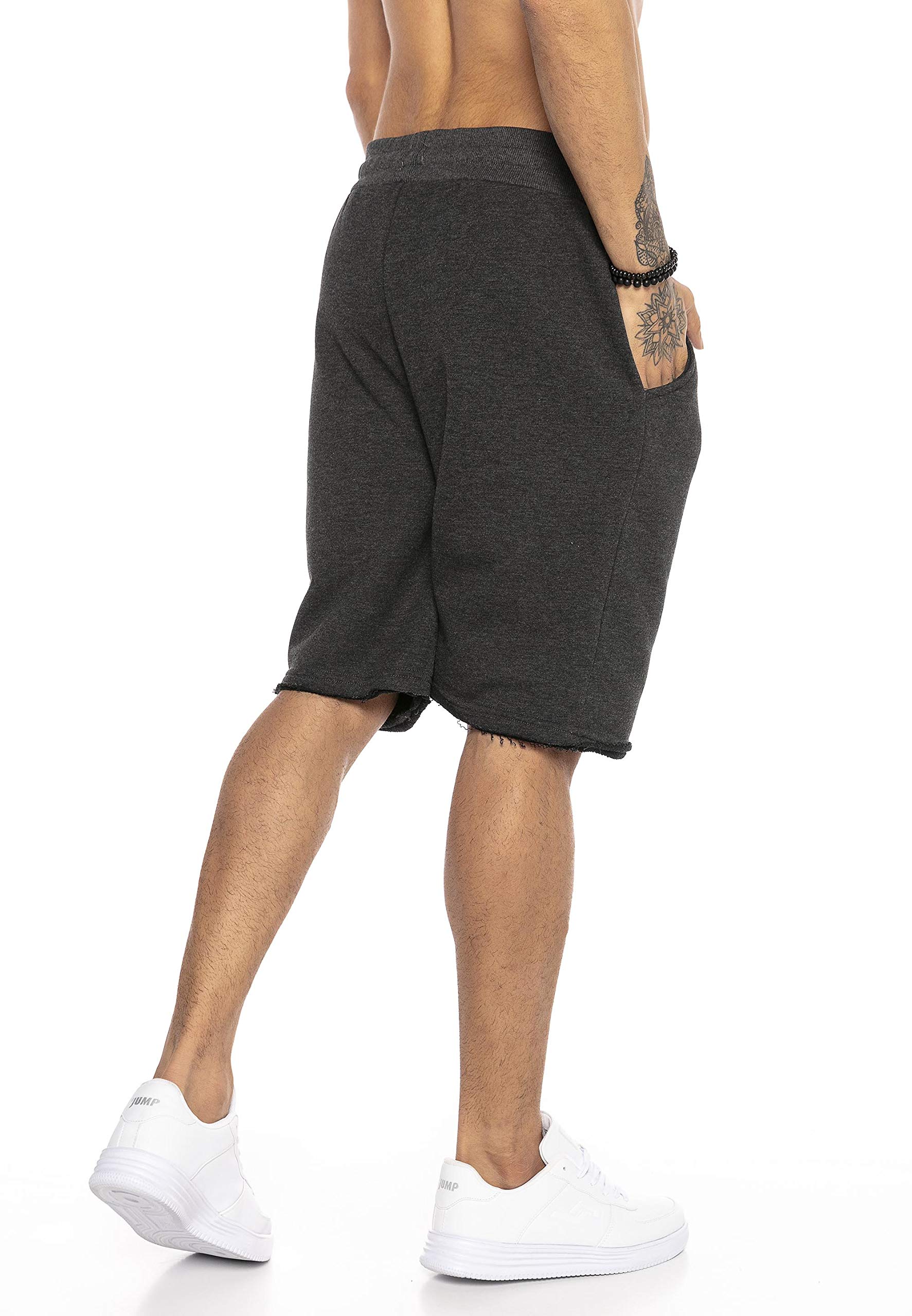 redbridge-shorts-joggingshort-herren-schwarz-baumwolle image 4
