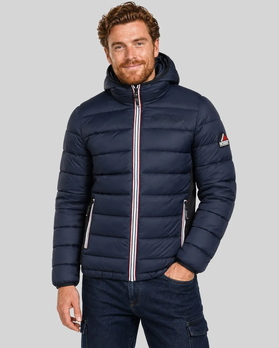 geographical-norway-bikash-steppjacke-herren-marine-kapuze image 1