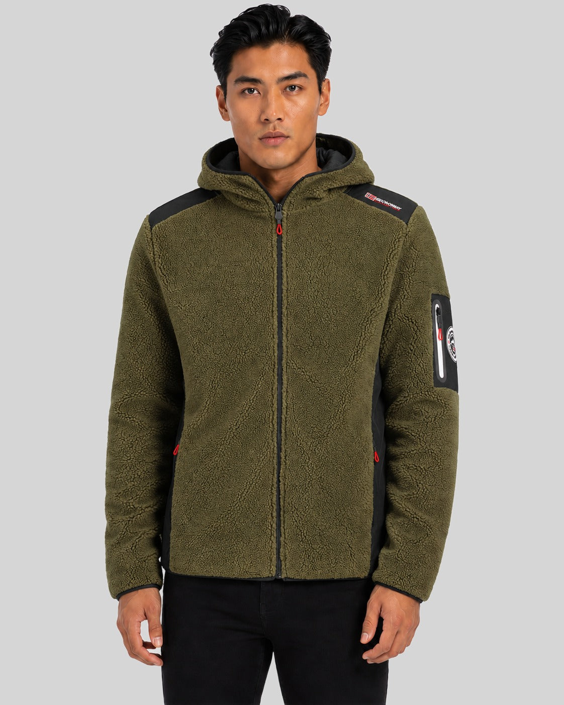 geographical-norway-tufour-herren-fleecejacke-marine-kapuze image 5