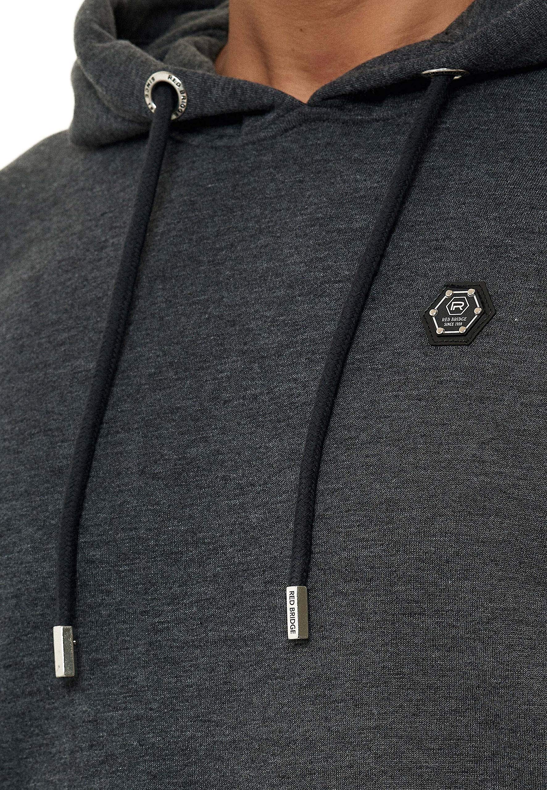redbridge-hoodie-kapuzenpullover-herren-l-schwarz-baumwolle image 7