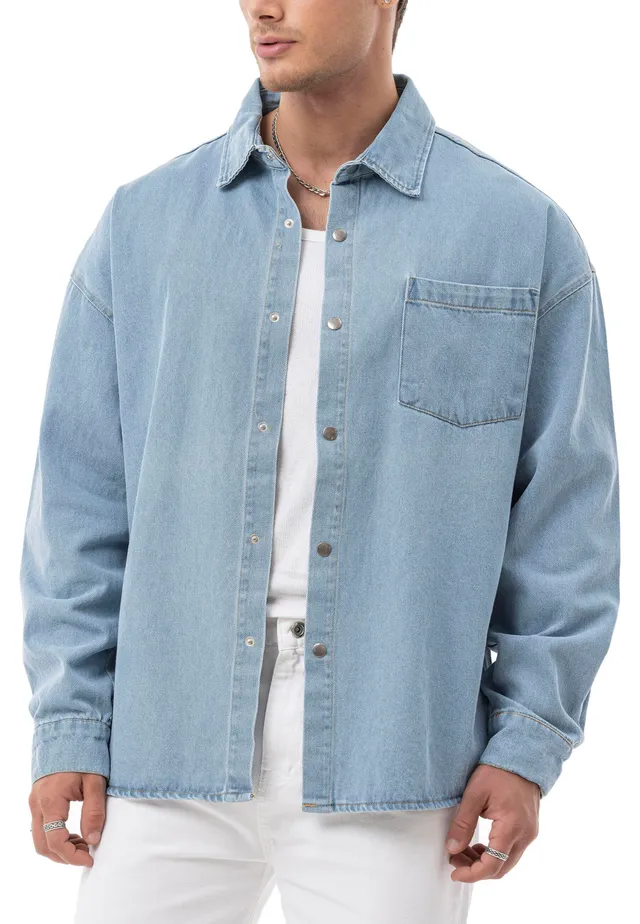 redbridge-hemden-oversize-denim-overshirt-hellblau-druckkn-pfe image 1