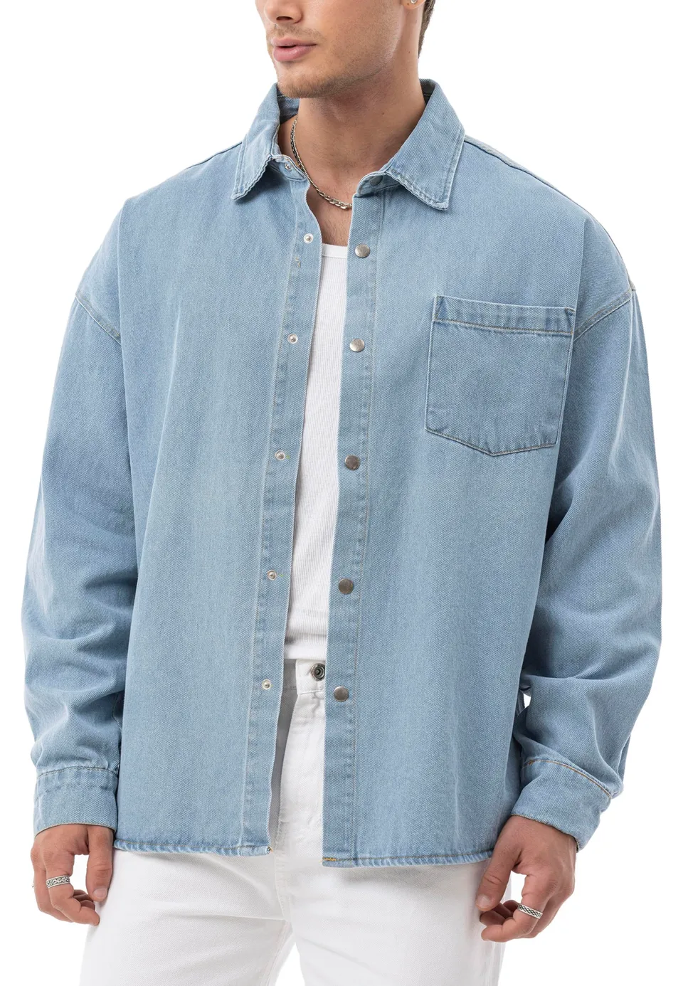 redbridge-hemden-oversize-denim-overshirt-hellblau-druckkn-pfe image 1