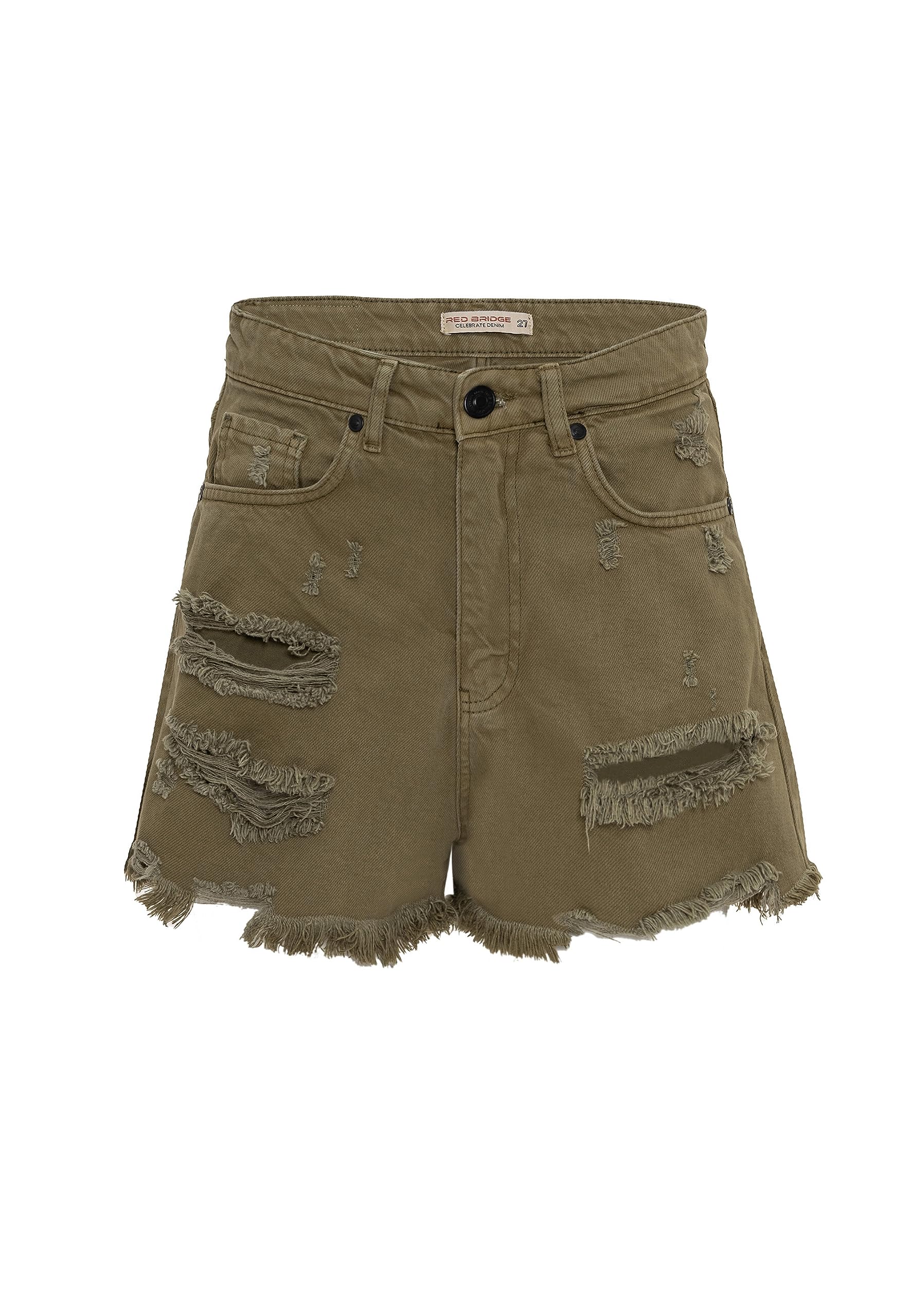 redbridge-high-waist-jeans-shorts-damen-kurze-hose image 5
