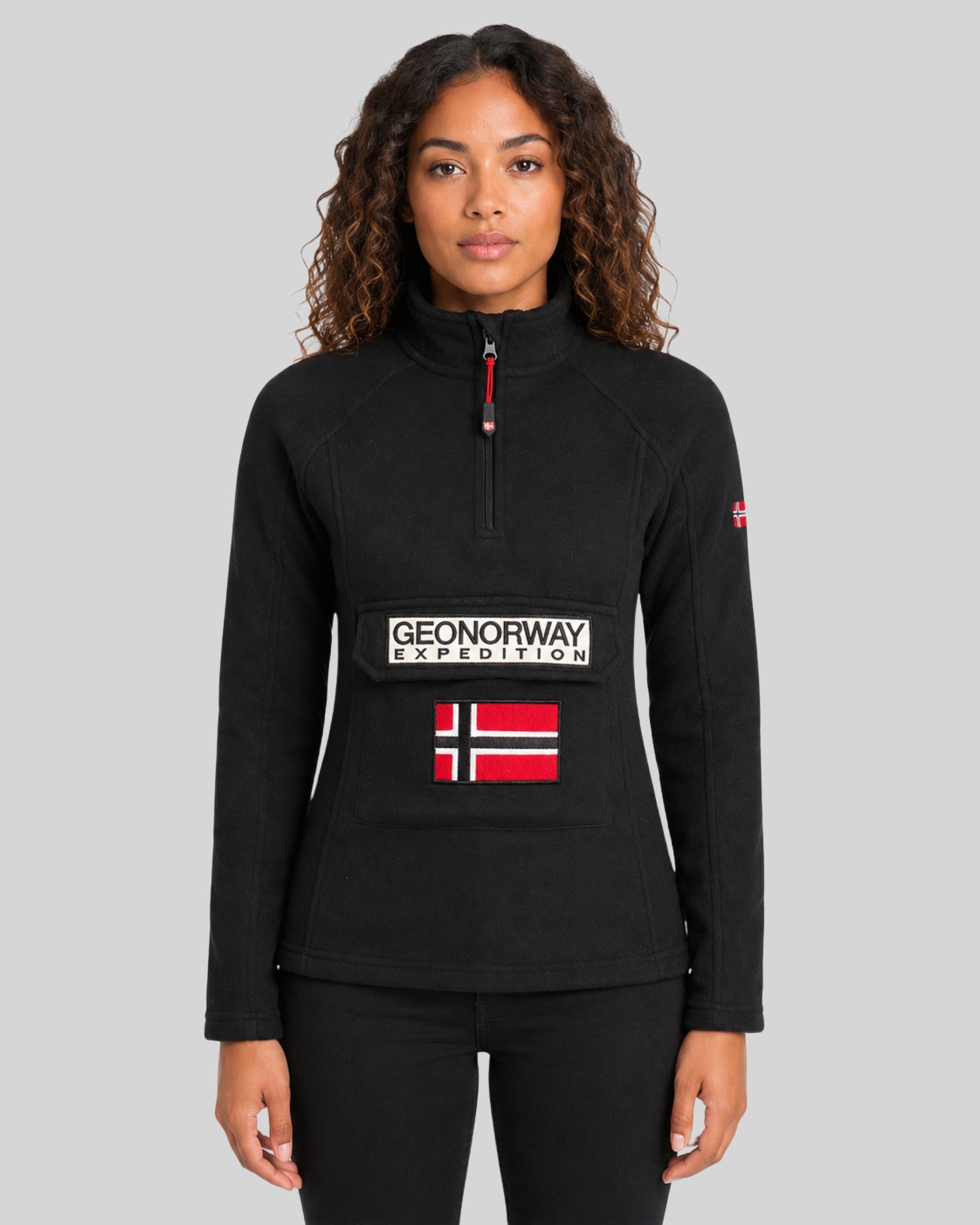 geographical-norway-tymclass-hz-fleecejacke-damen-schwarz image 1