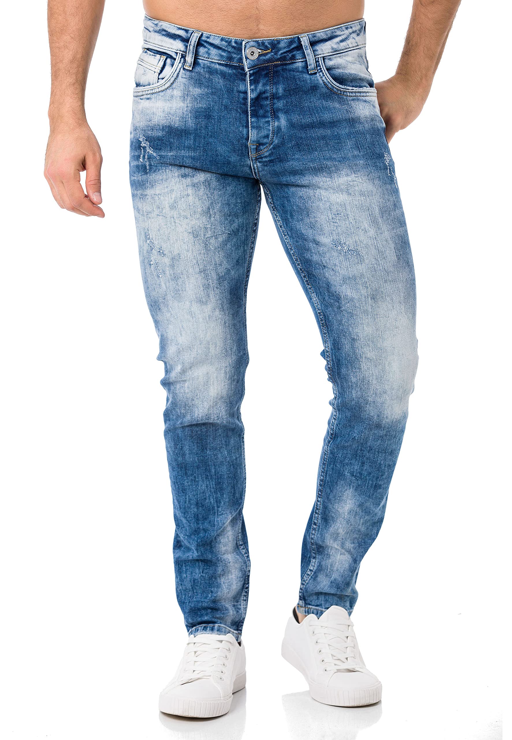 redbridge-jeans-herren-jeans-blau-denim-hose image 2