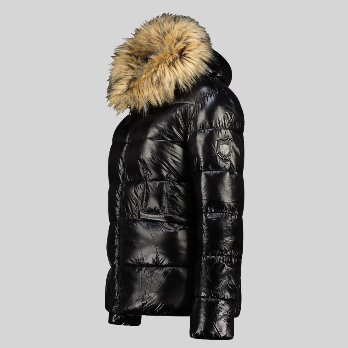 geographical-norway-dolska-parka-damen-schwarz-fellkapuze image 4