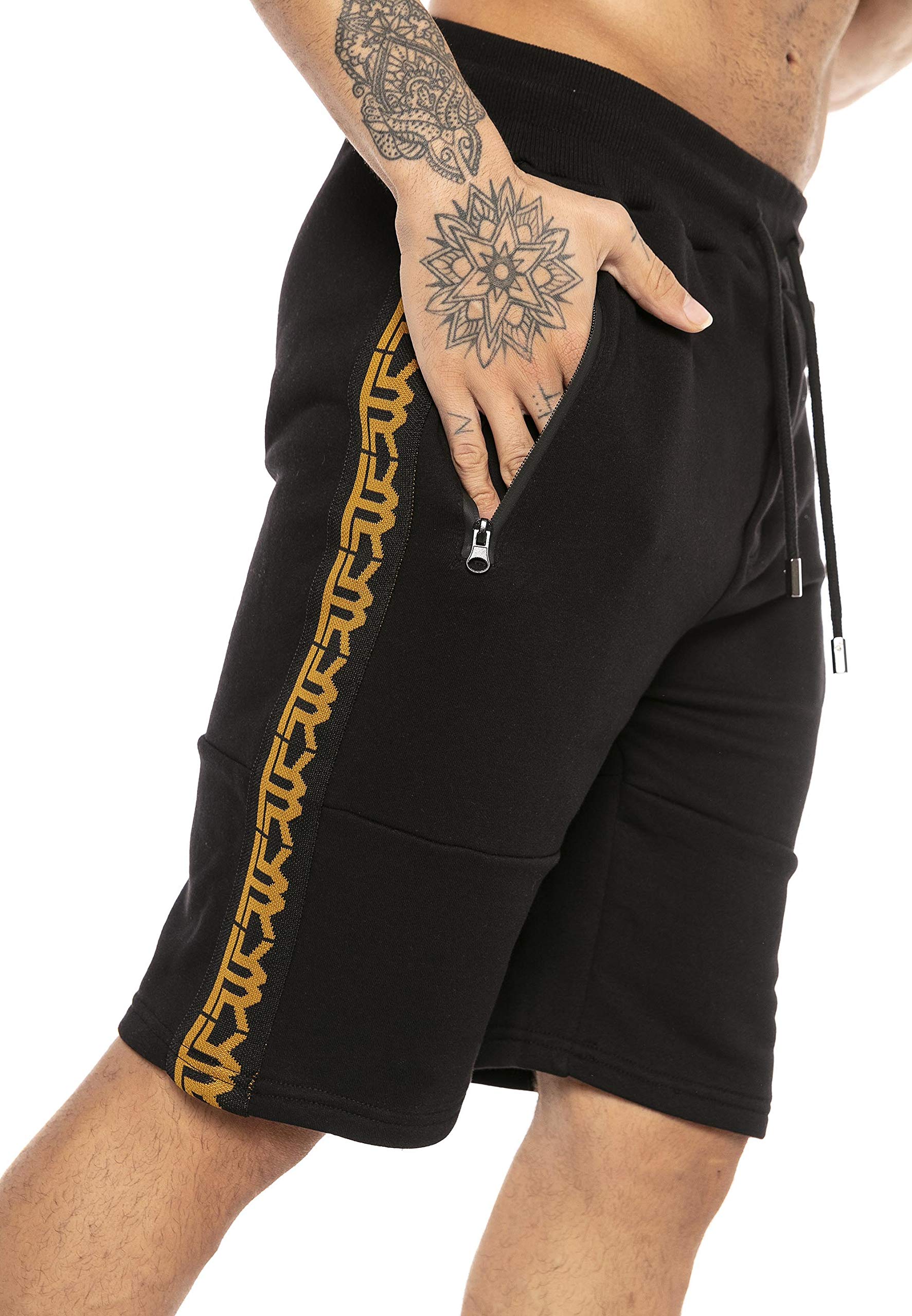 redbridge-shorts-herren-sweatshorts-schwarz-s image 1