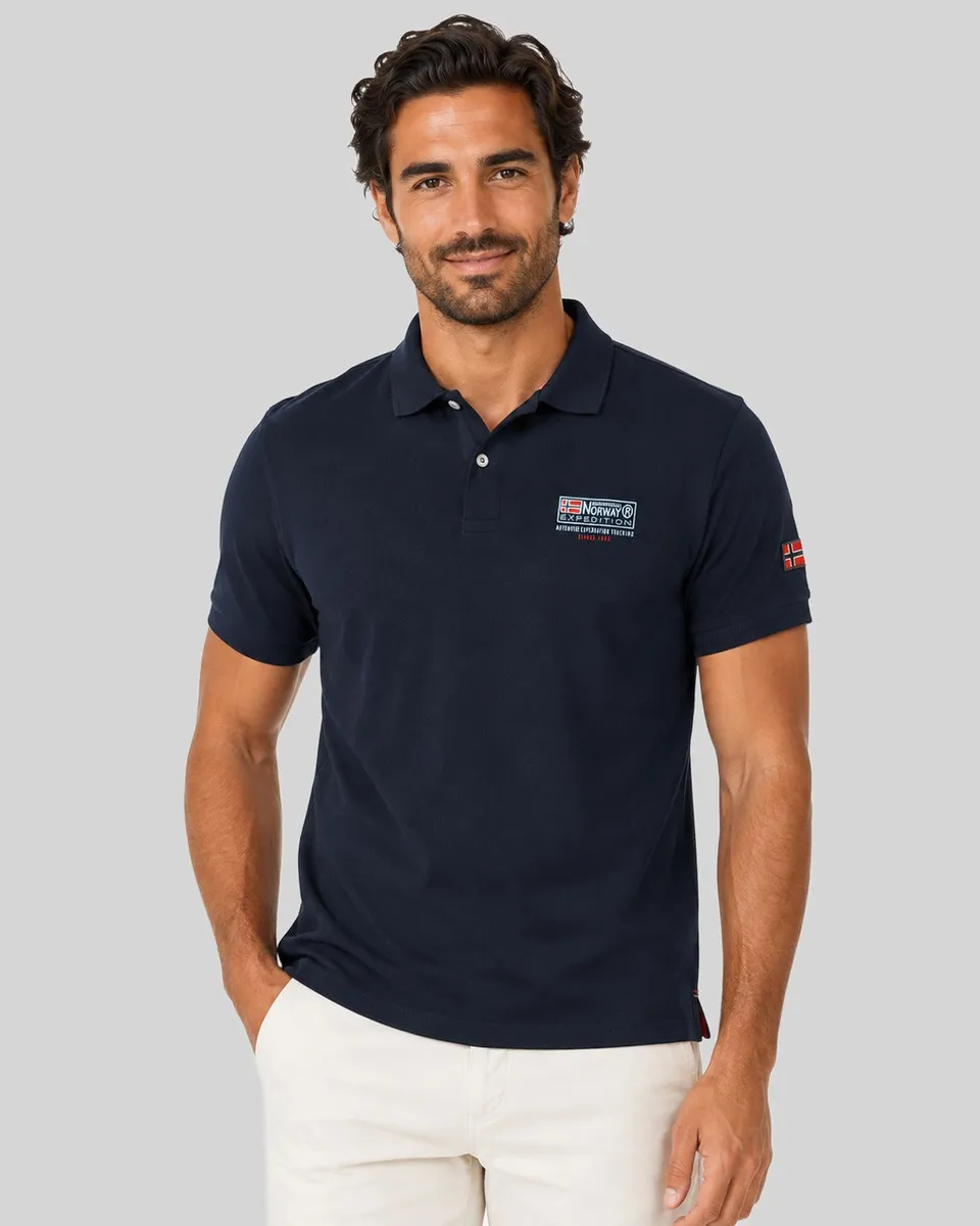 geographical-norway-koffroy-herren-polo-marine-baumwolle image 1