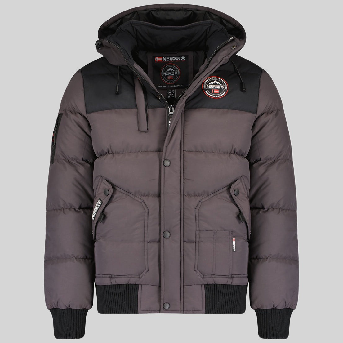 geographical-norway-volva-parka-herren-schwarz-wattiert image 3