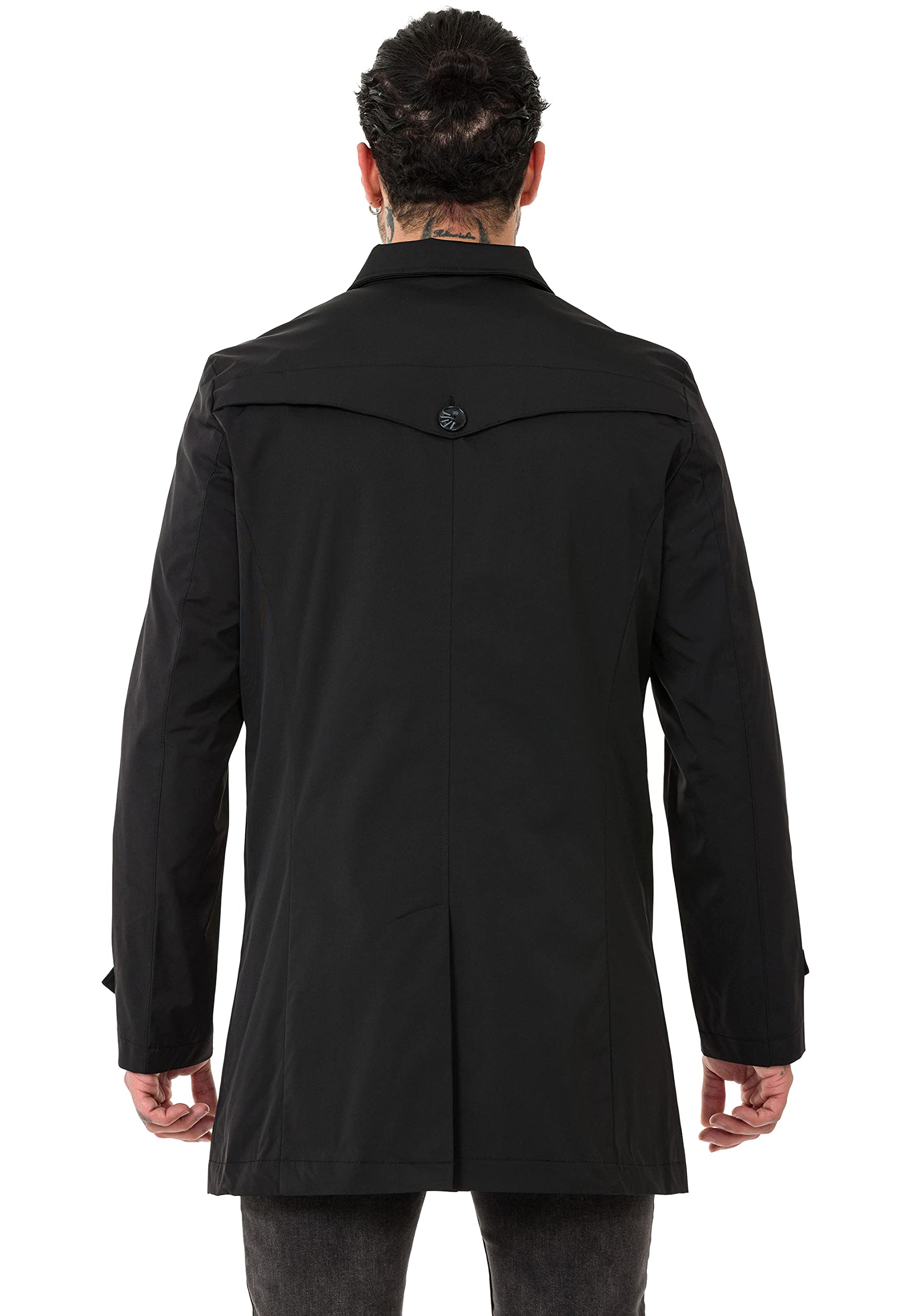 redbridge-trenchcoat-mantel-beige-baumwollmix-herren image 7