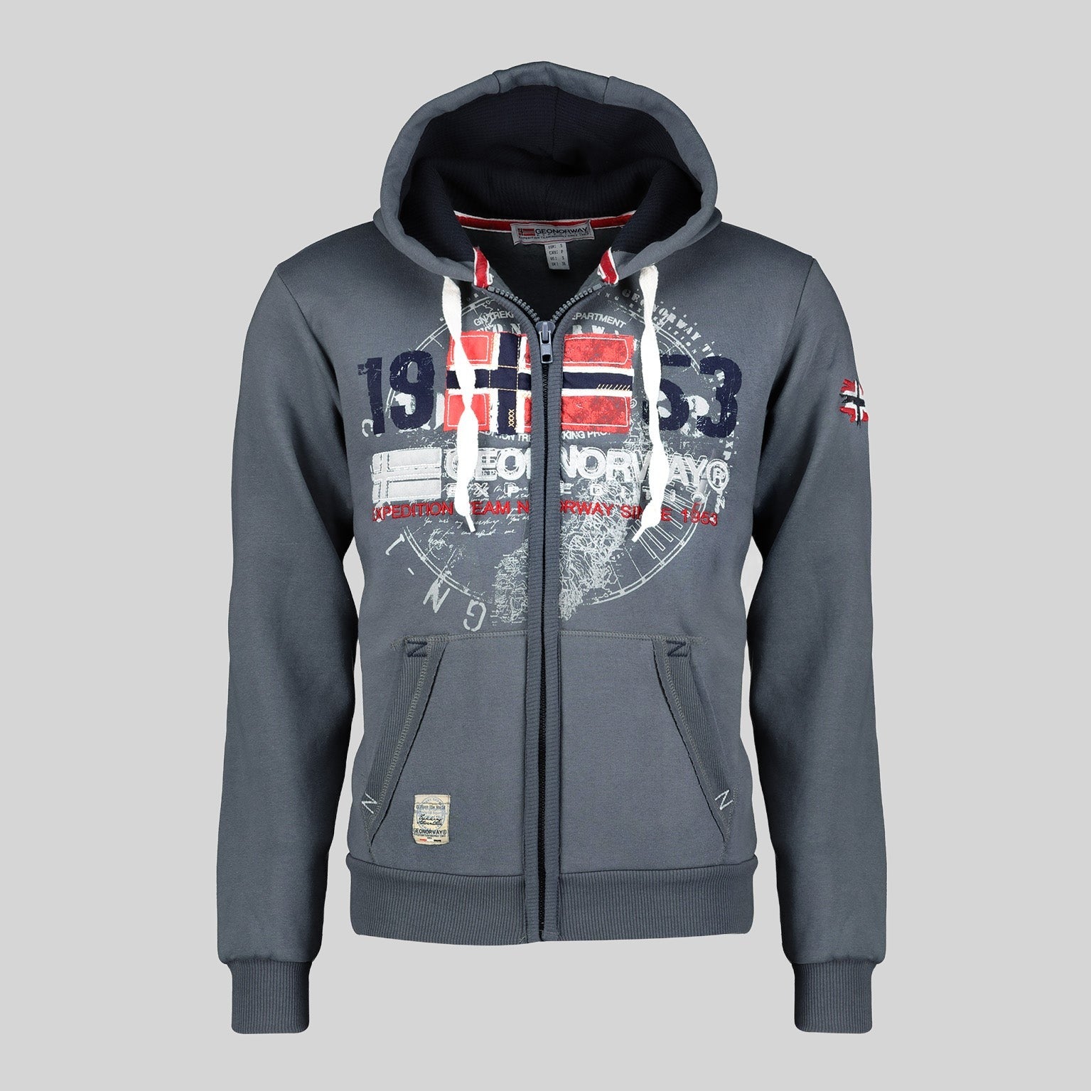 geographical-norway-gapigal-hoodie-herren-marine-zip image 3