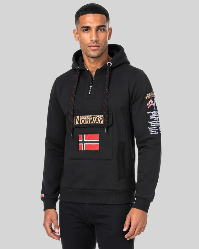 geographical-norway-gymclass-hoodie-herren-schwarz-baumix image 1