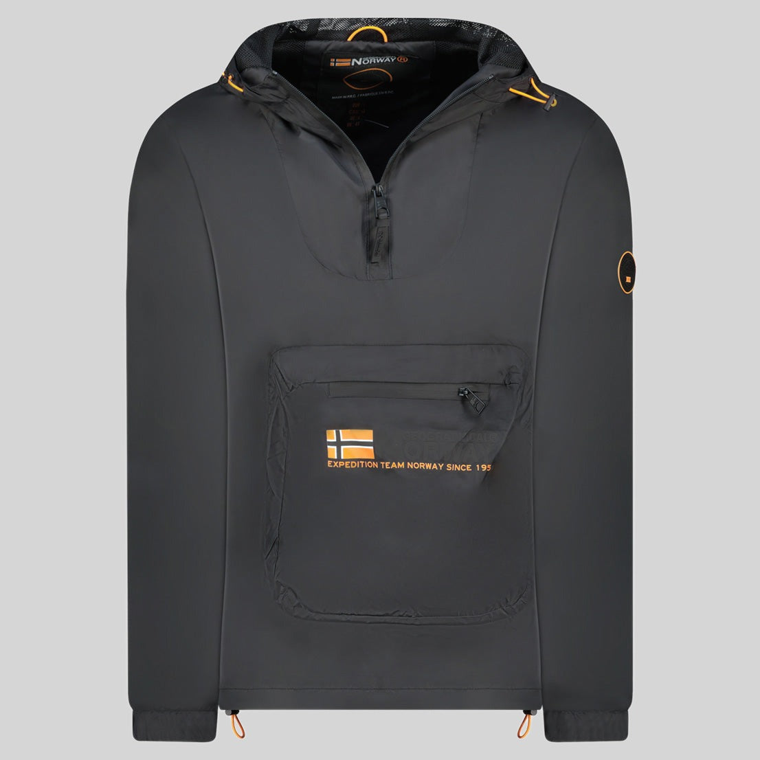 geographical-norway-caldera-herren-bergangsjacke-schwarz-kapuze image 5