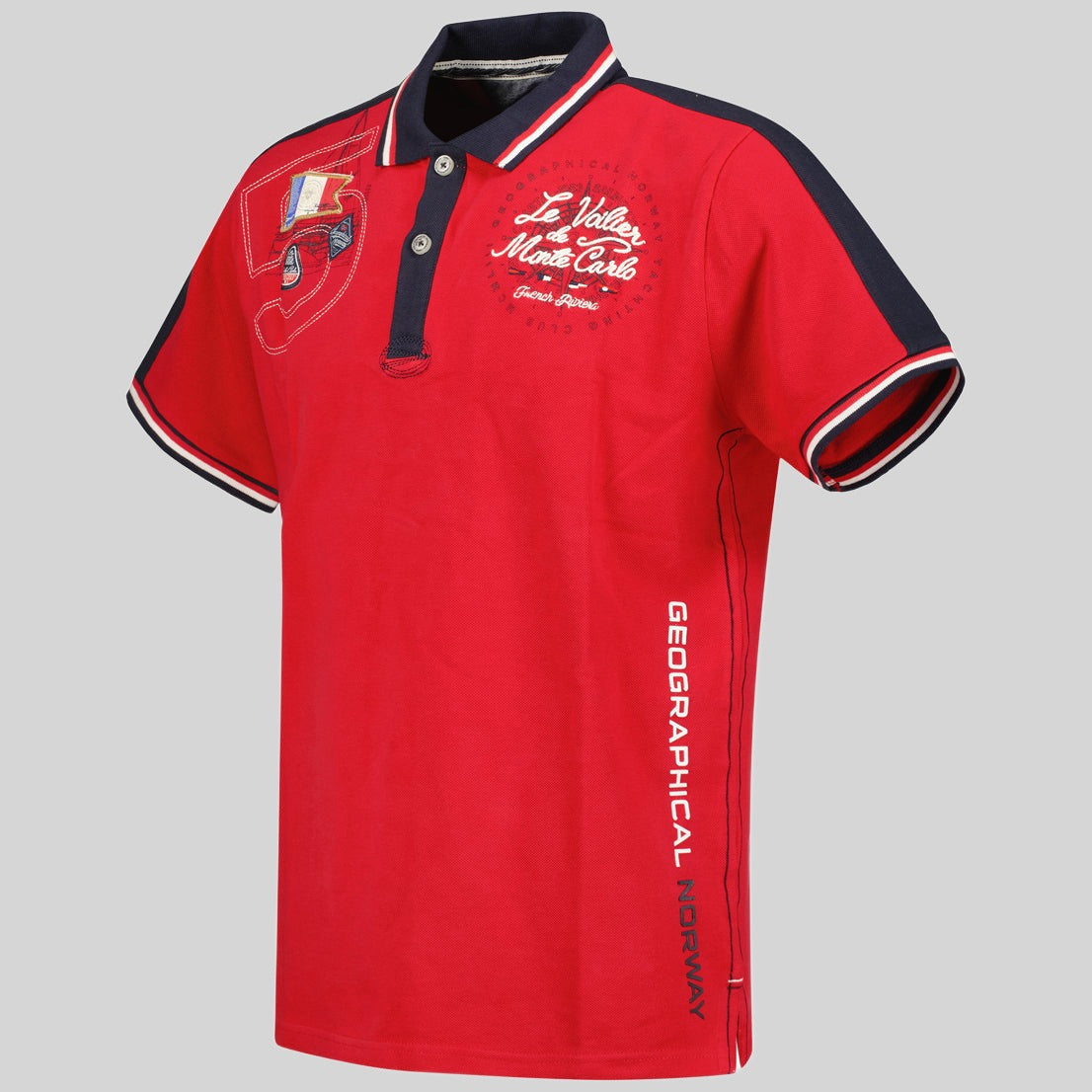 geographical-norway-kalvin-herren-polo-marine-xl-kurzarm image 5