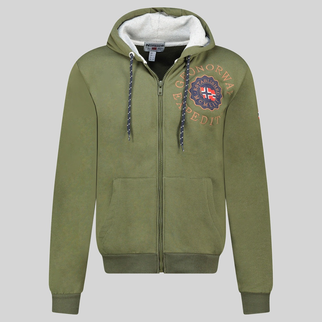 geographical-norway-geganto-sweatshirt-schwarz-hoodie-baumwolle image 8