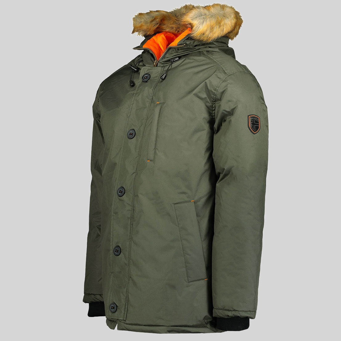 geographical-norway-darwin-parka-herren-kaki-winter-gef-ttert image 3