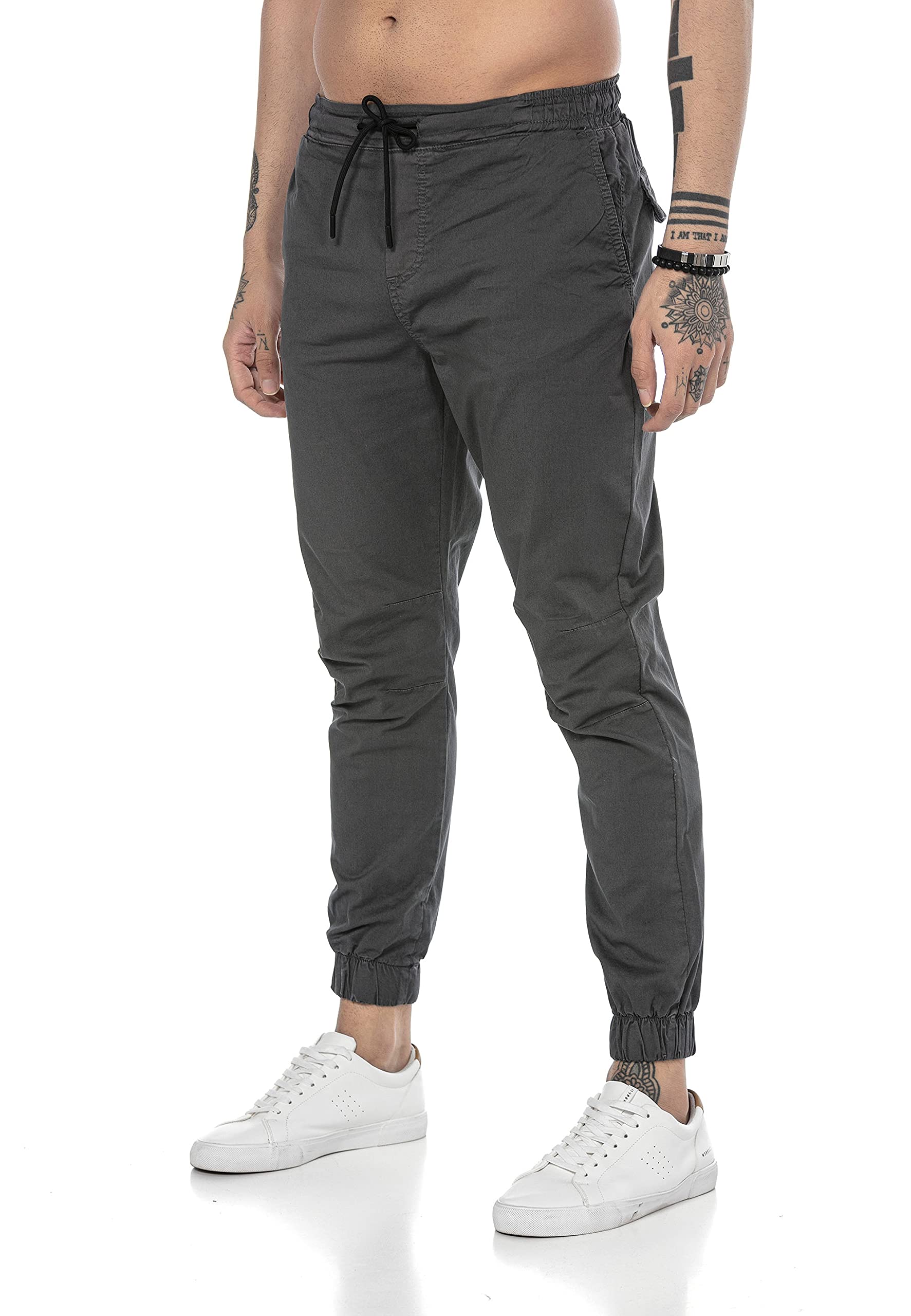 redbridge-hosen-freizeithose-jogger-chino-herren-schwarz image 3