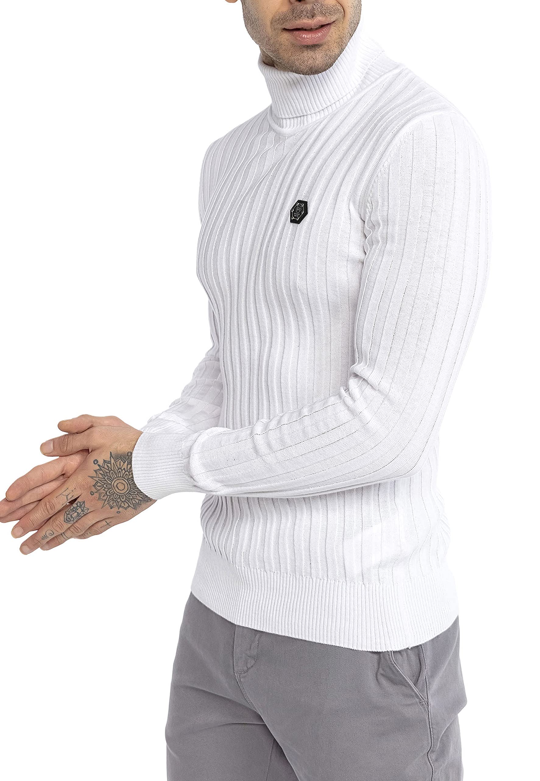 redbridge-pullover-rollkragen-strickpullover-herren-baumwolle image 2
