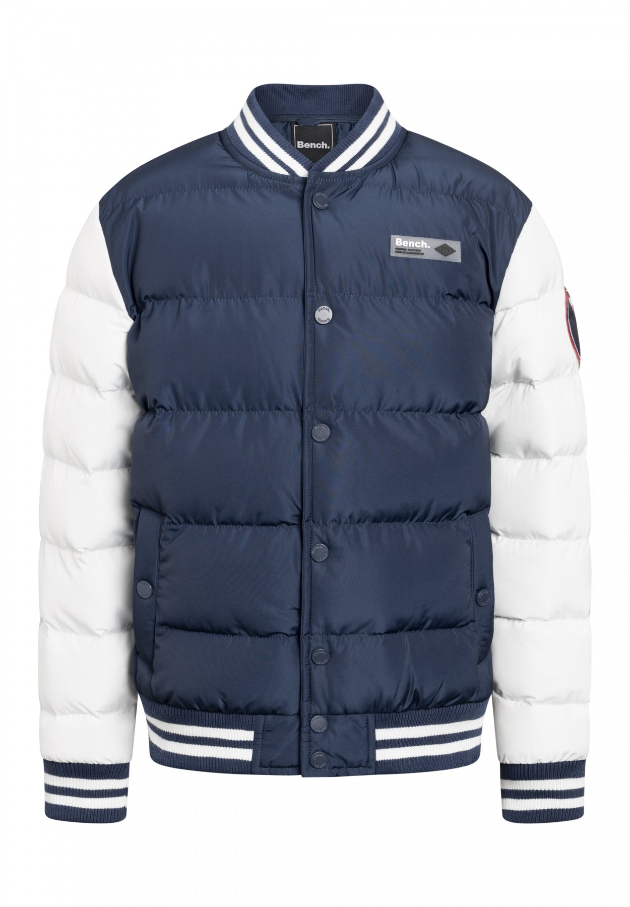 bench-reggie-b-winterjacke-jungen-black-white-college image 5