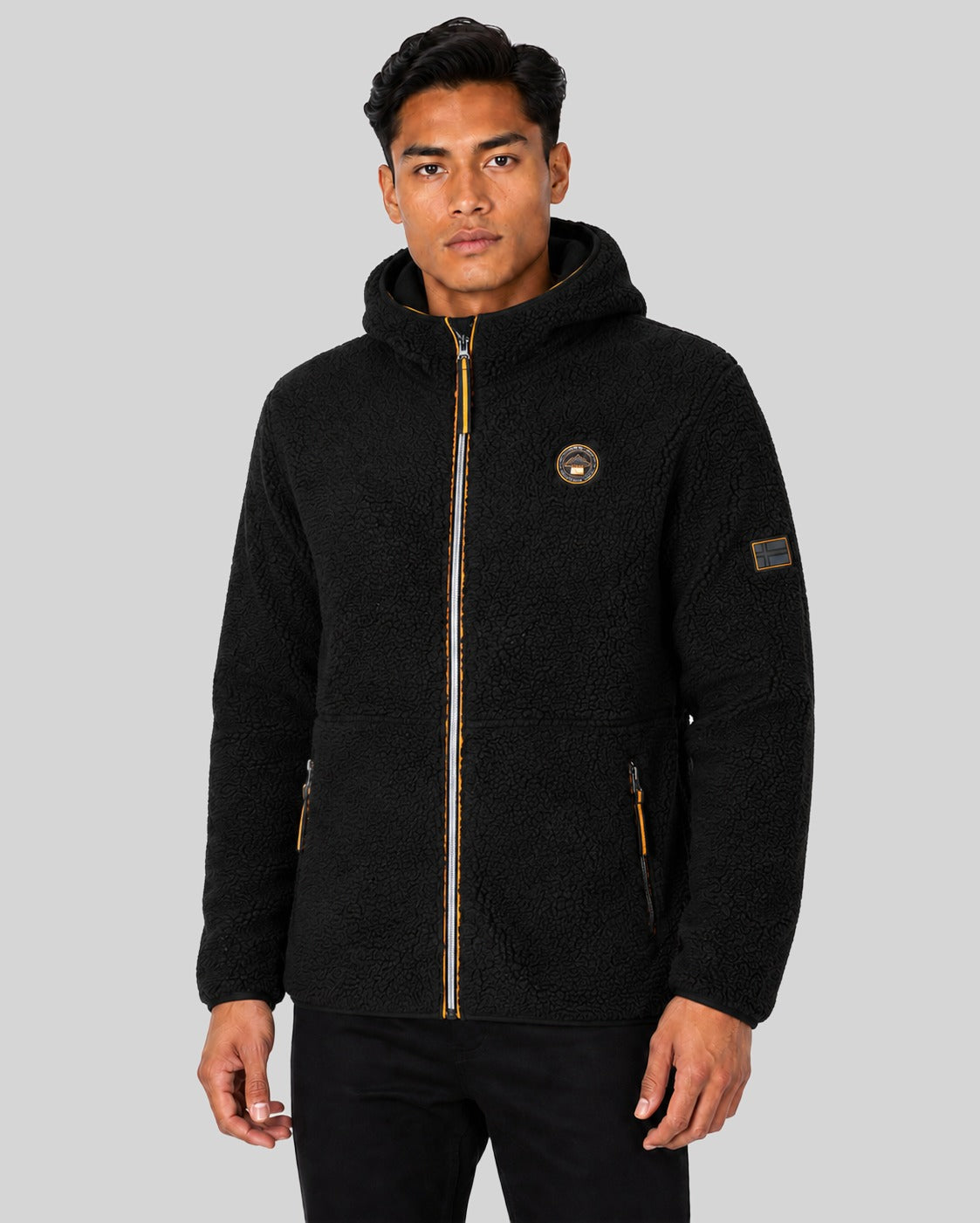 geographical-norway-ucherpim-fleecejacke-kapuze-schwarz-m image 6
