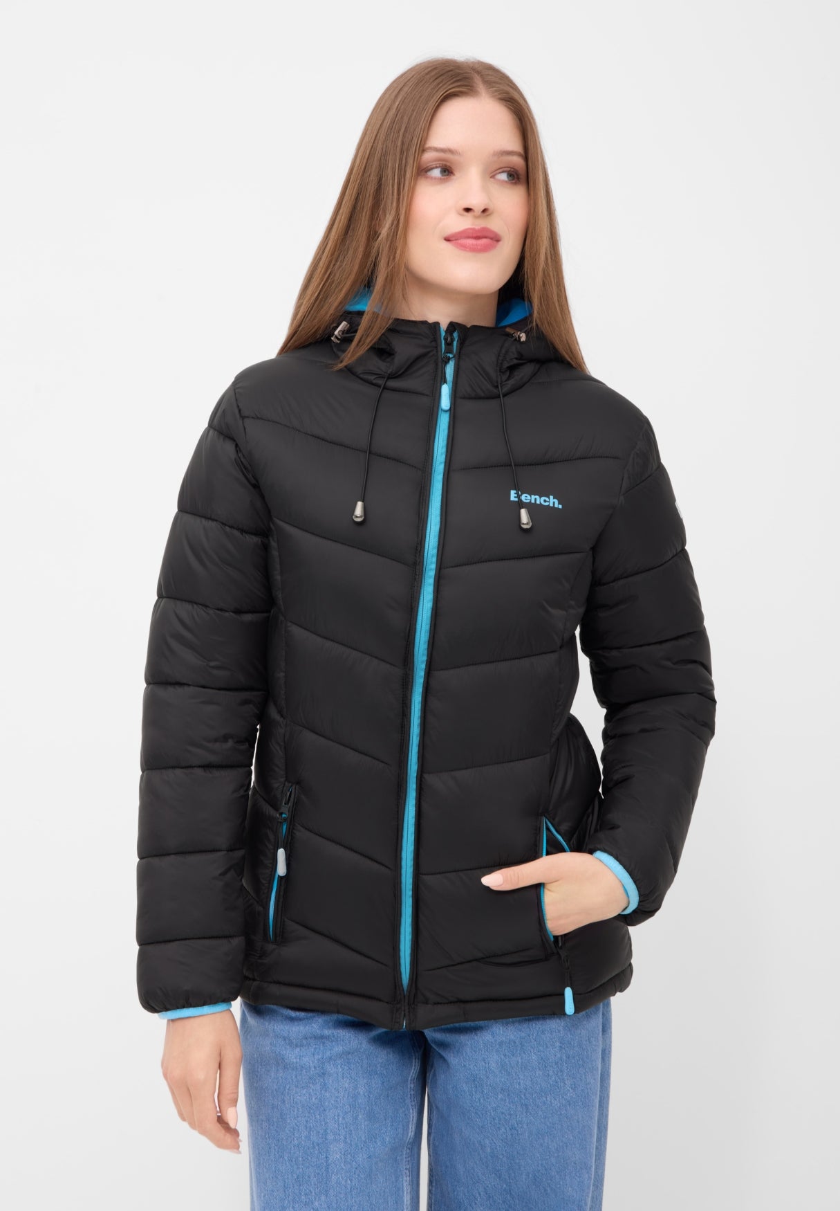 bench-jiyra-pufferjacke-damen-black-leicht-warm image 2