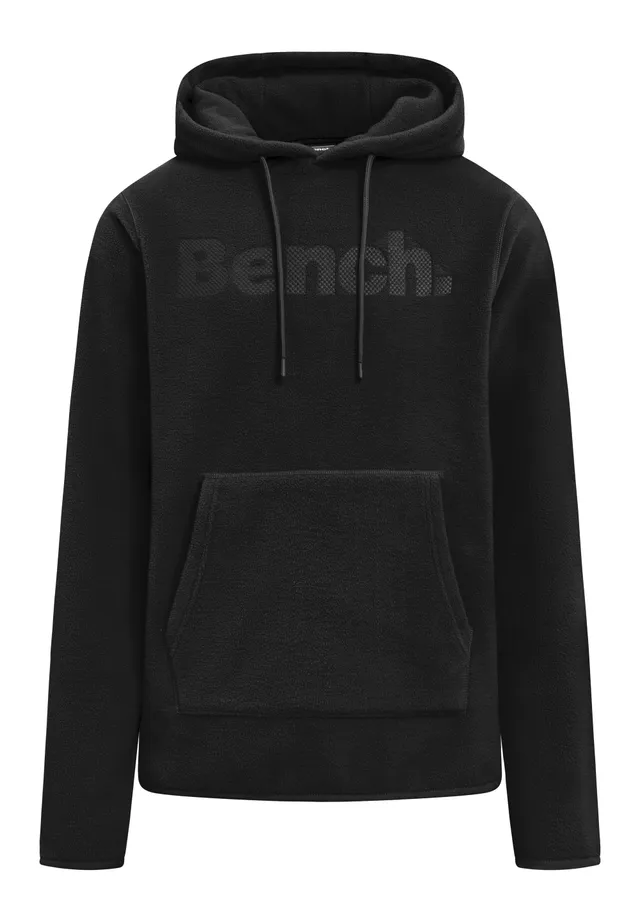 bench-himala-fleece-hoodie-herren-black-logo image 1