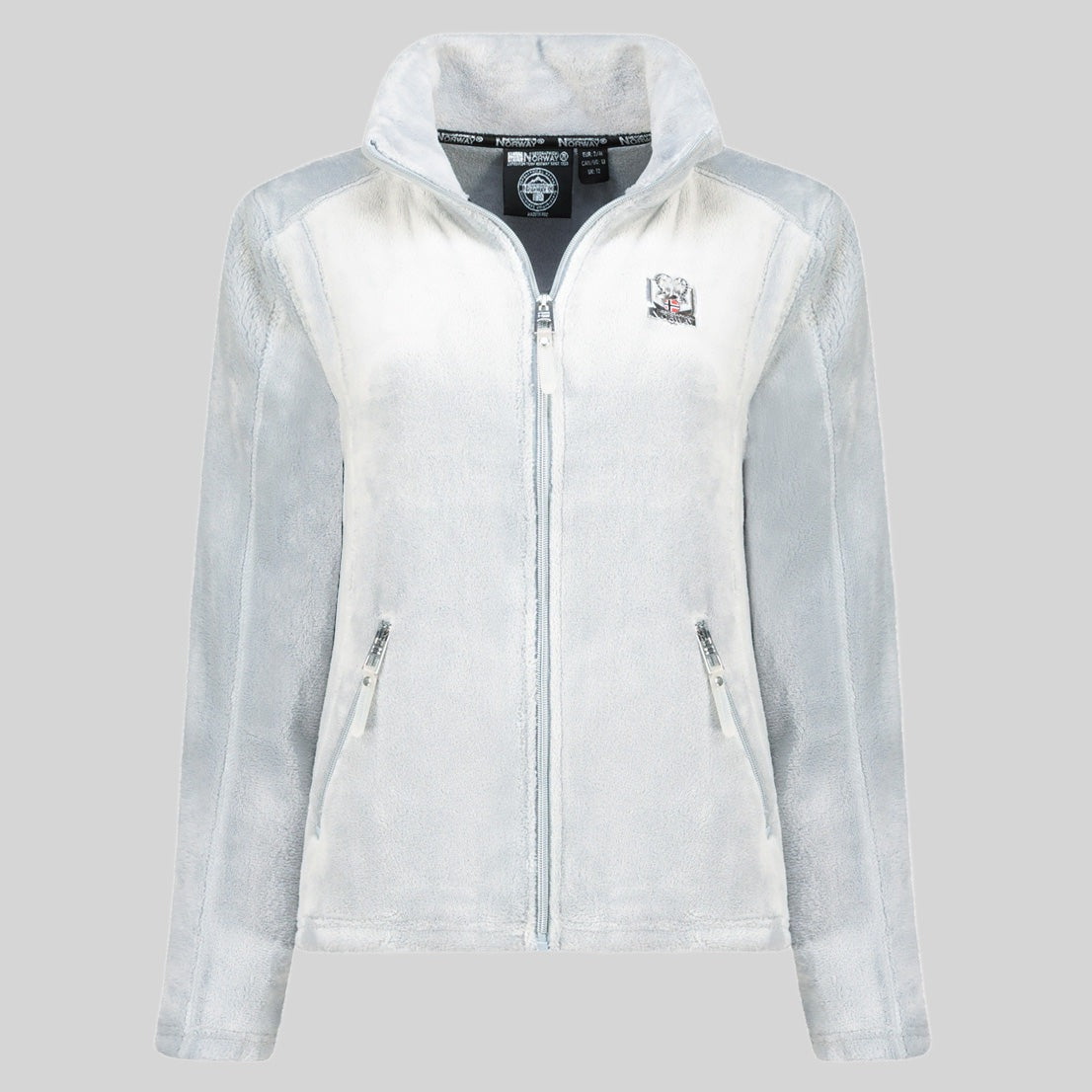 geographical-norway-ticarina-damen-fleecejacke-schwarz-tailliert image 8