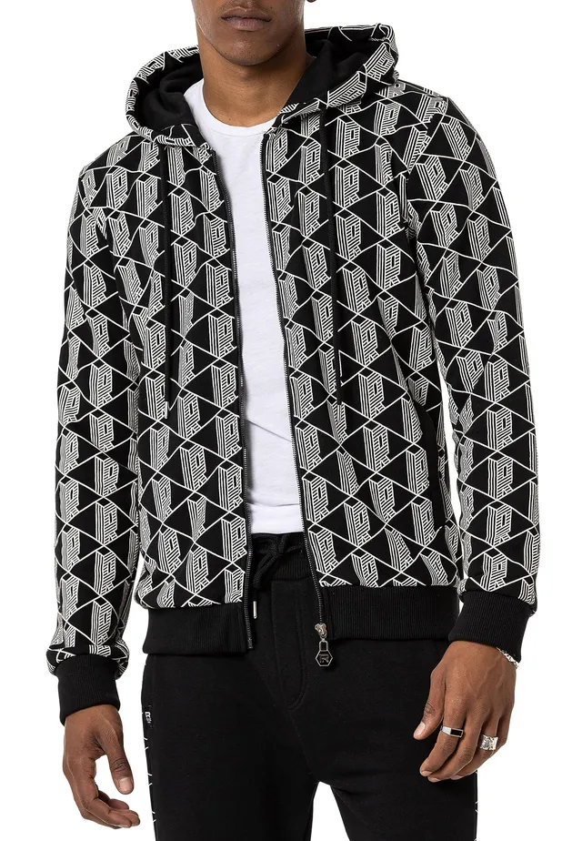 redbridge-pullover-herren-zip-hoodie-schwarz-3d-r image 1