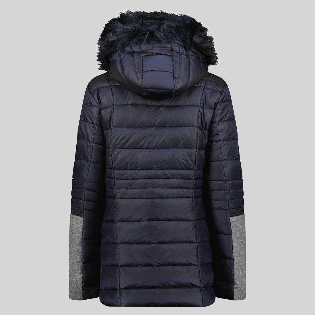 geographical-norway-belete-damen-parka-schwarz-fellkapuze image 2